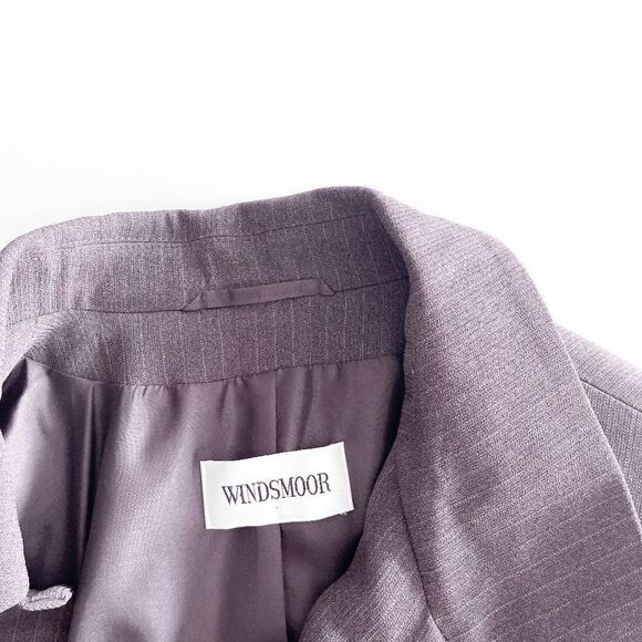 Windsmoor Women's Lined Blazer Long Jacket Coat Long Sleeve Brown Size 14 - Picture 3 of 7